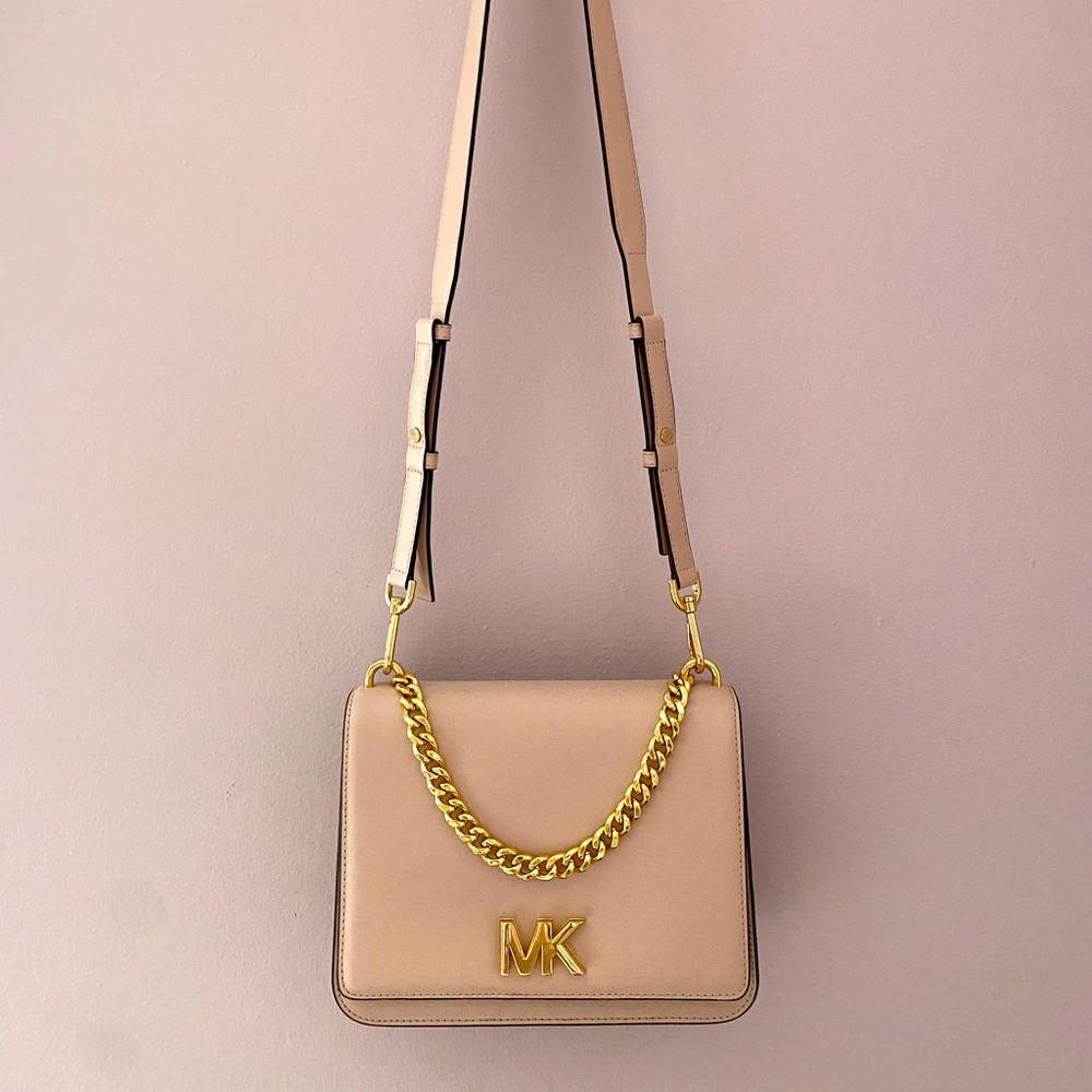 Michael kors cross over mauve pink purse